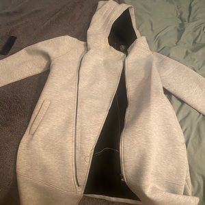 Womens grey long coat/sweatshirt